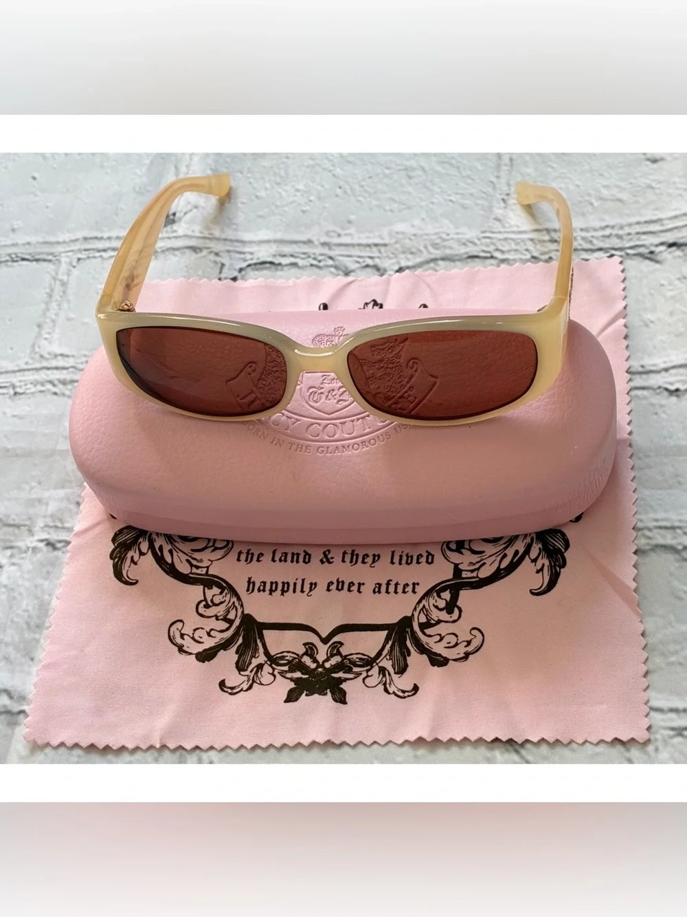 Rare Vintage Y2K Juicy Couture Juicy American Princess Sunglasses